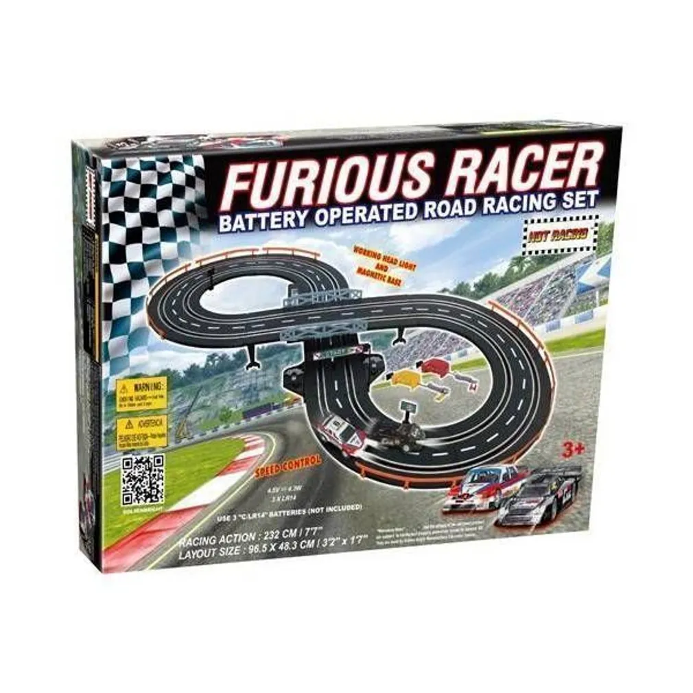 MÄNGUASI AUTORADA 96,5X48,3CM FURIOUS RACER