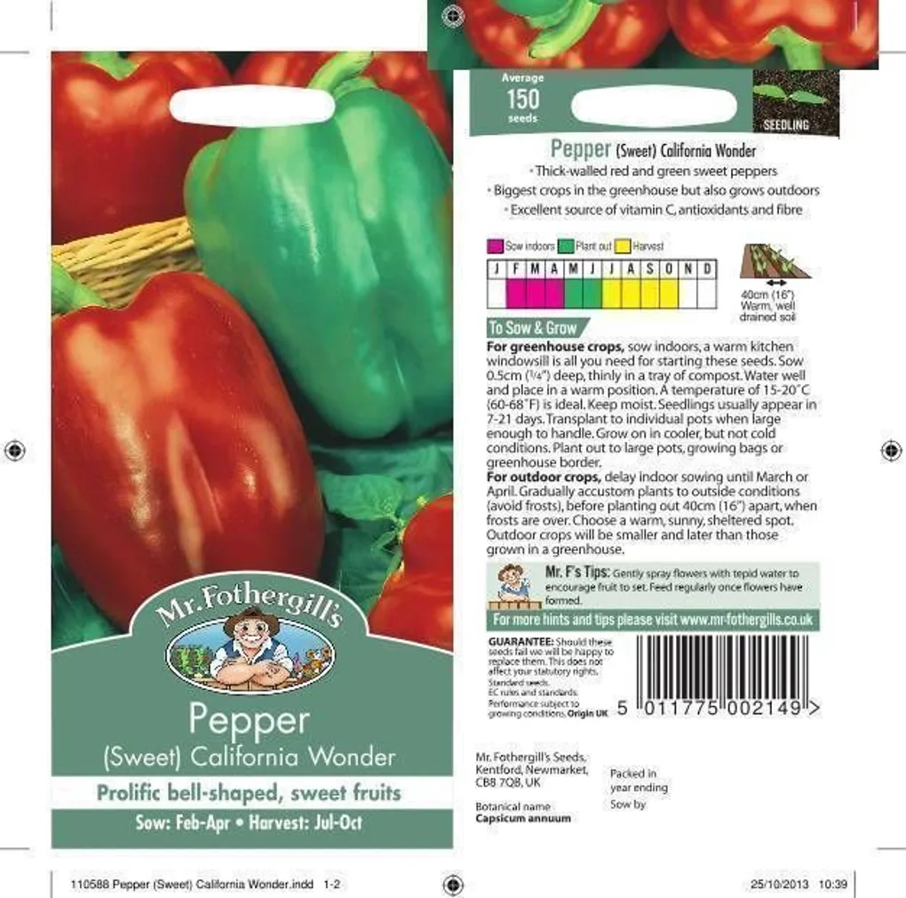 SEEMNED PAPRIKA CALIFORNIA WONDER