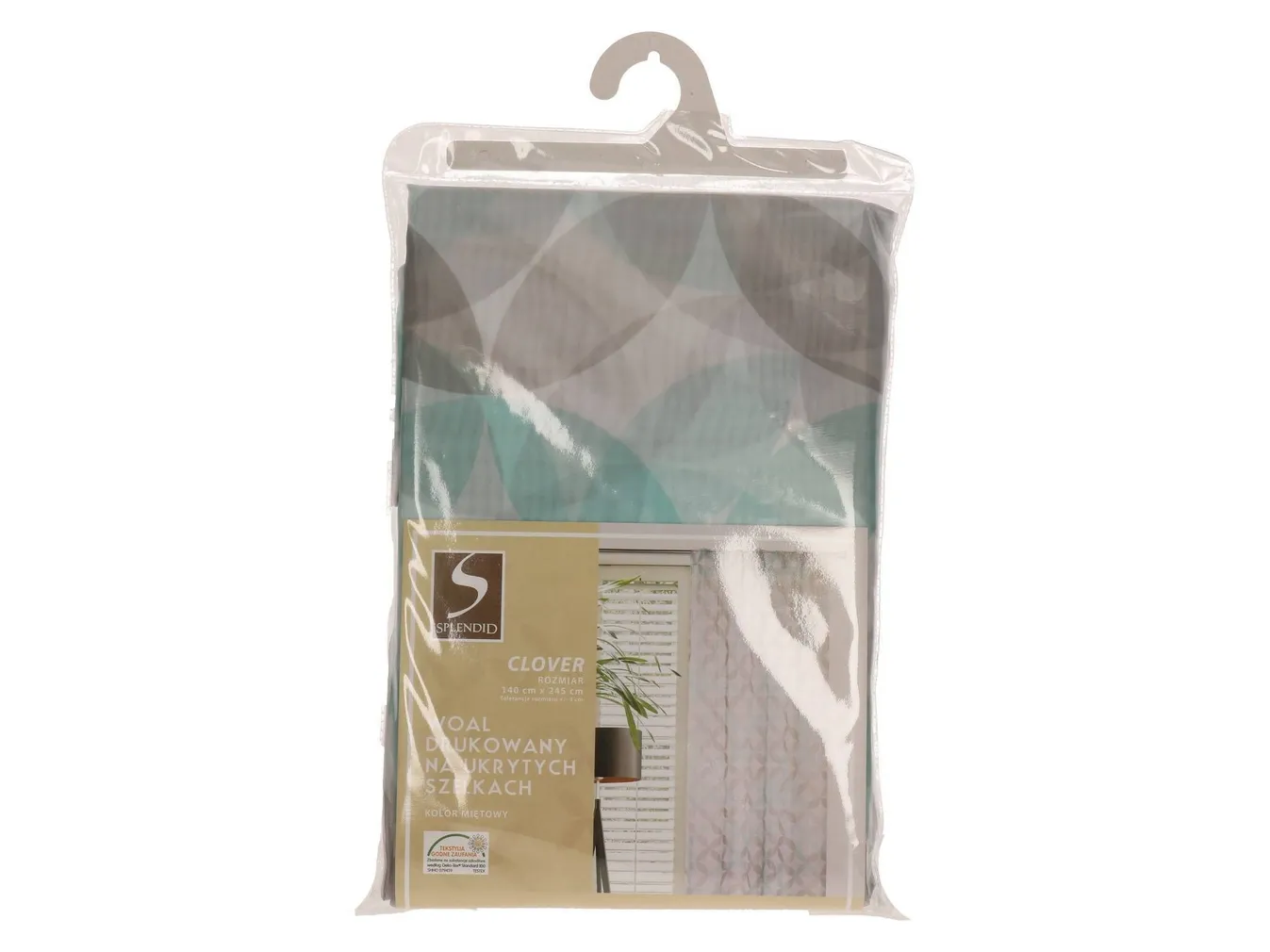 KARDIN PEIDETUD AASADEGA CLOVER SPLENDID 140X245 ROHELINE
