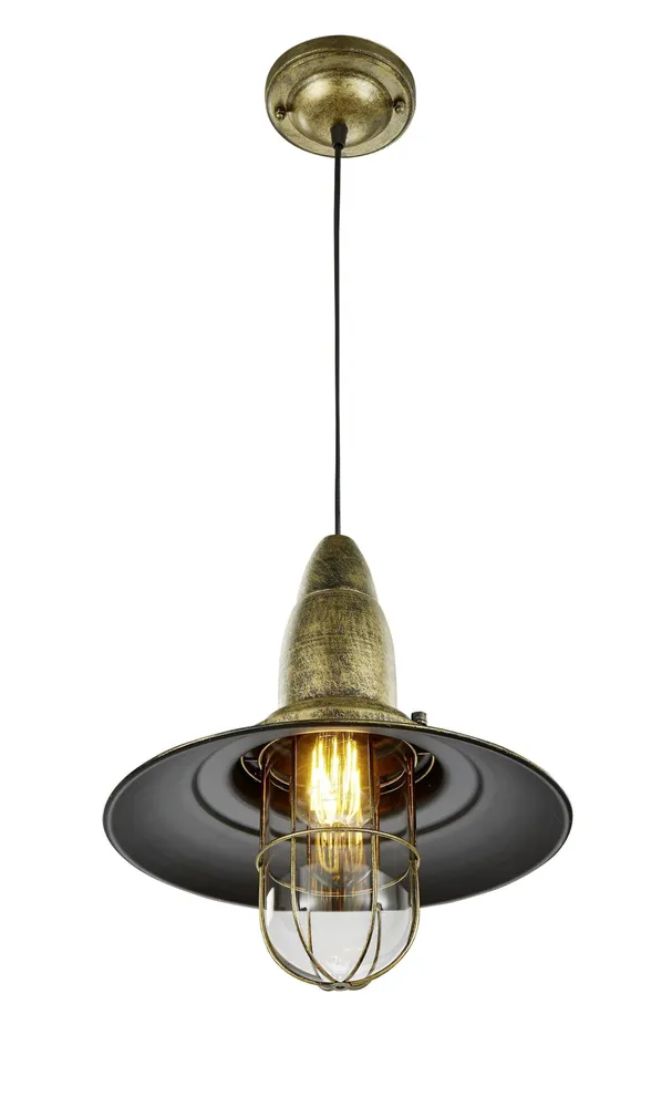 LAELAMP TRIO FISHERMAN 60W E27 ANTIIK MESSING