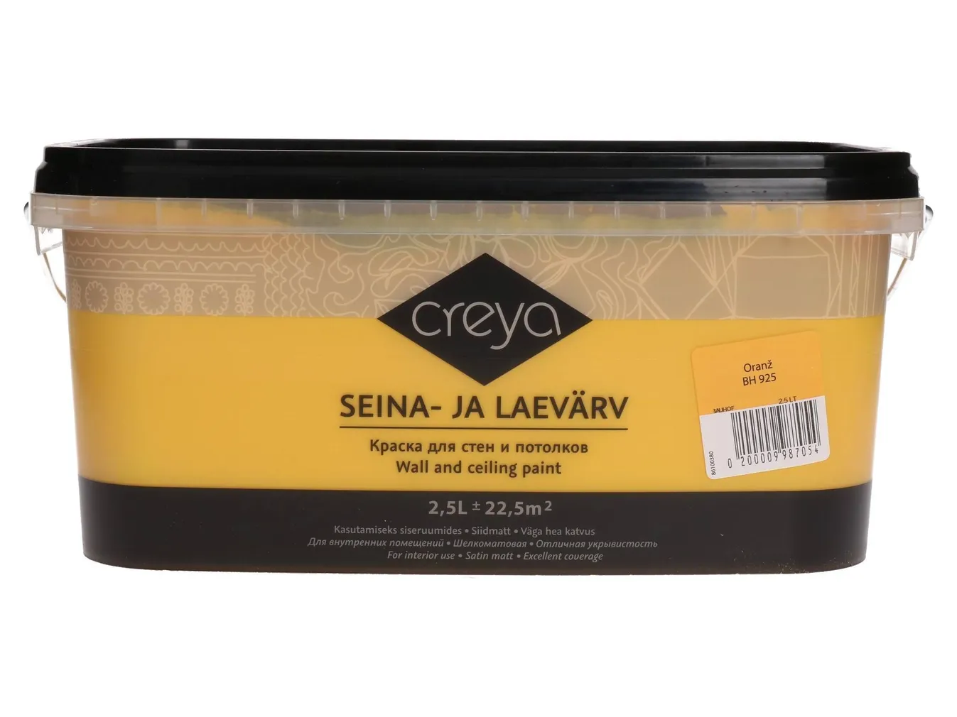 SEINA- JA LAEVÄRV CREYA 2,5L ORANŽ (BH 925) SIIDMATT