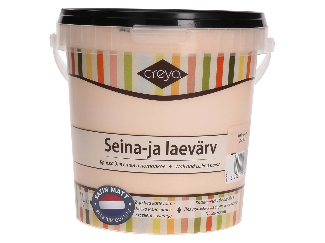 SEINA- JA LAEVÄRV CREYA 1L HELEROOSA (BH 965) SIIDMATT