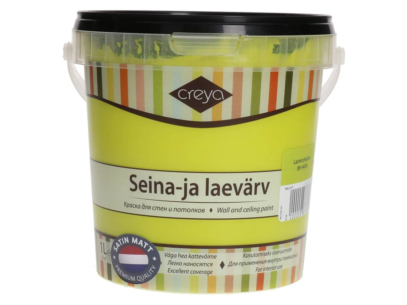 SEINA- JA LAEVÄRV CREYA 1L LAIMIROHELINE (BH 9478) SIIDMATT