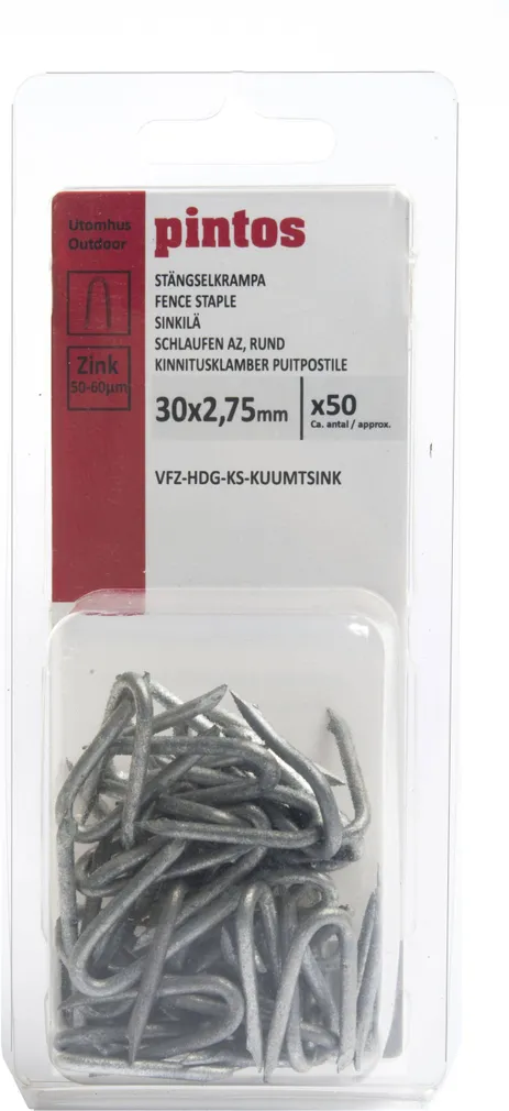 KINNITUSKLAMBER PUITPOSTILE 3X275MM KZN ~50TK