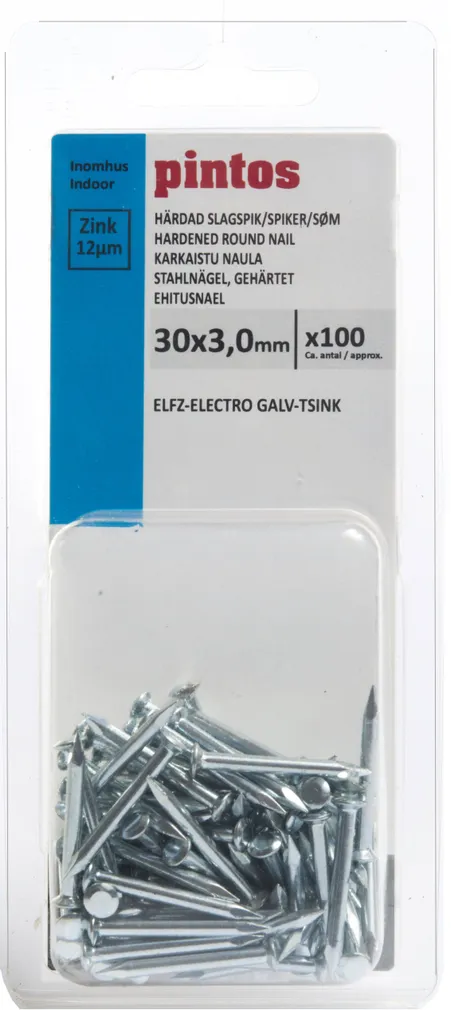 EHITUSNAEL TUGEVDATUD 3X30MM ZN ~100TK