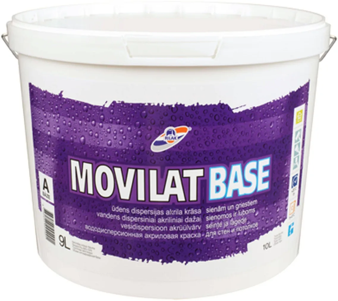 KRUNTVÄRV RILAK MOVILAT BASE 9L VALGE MATT