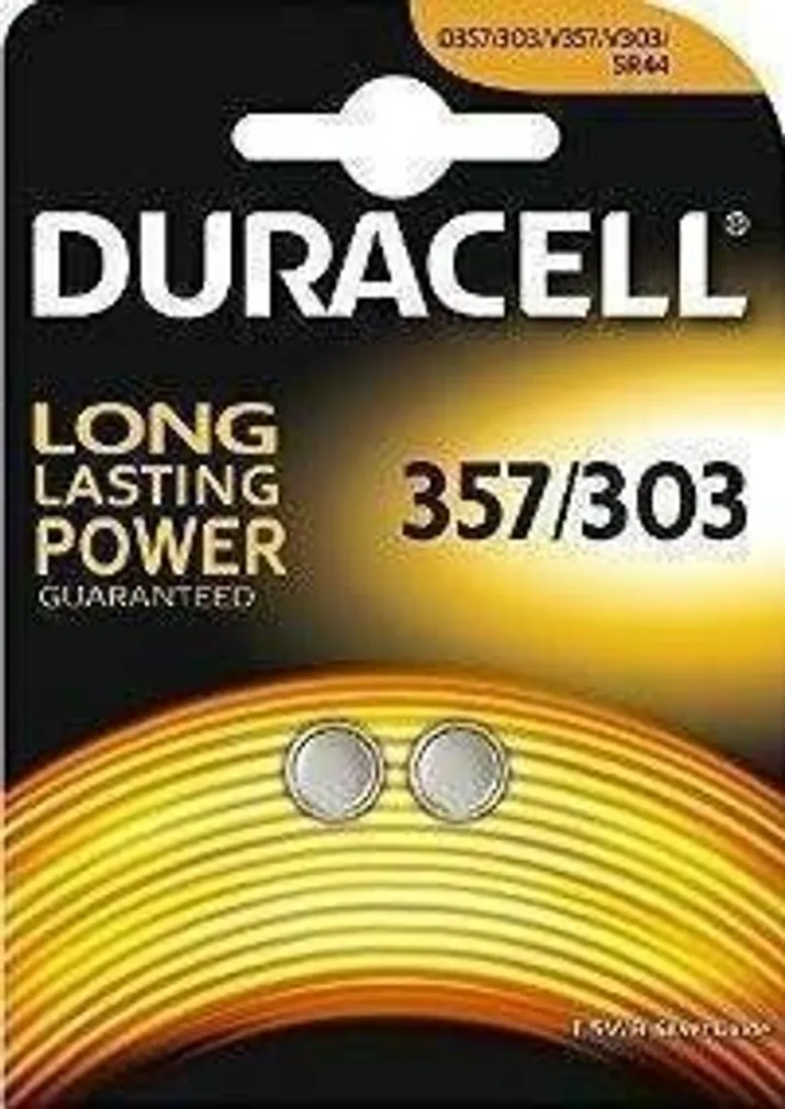 PATAREI DURACELL 357/303 2-PAKK