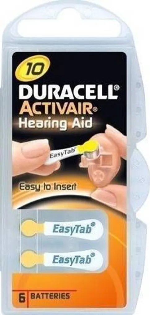 PATAREI DURACELL ACTIVAIR ZA10 6-PAKK