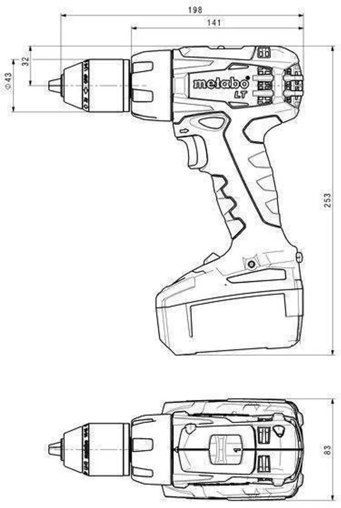 AKUTRELL METABO BS 18LT 2X4,0AH + KOHVER