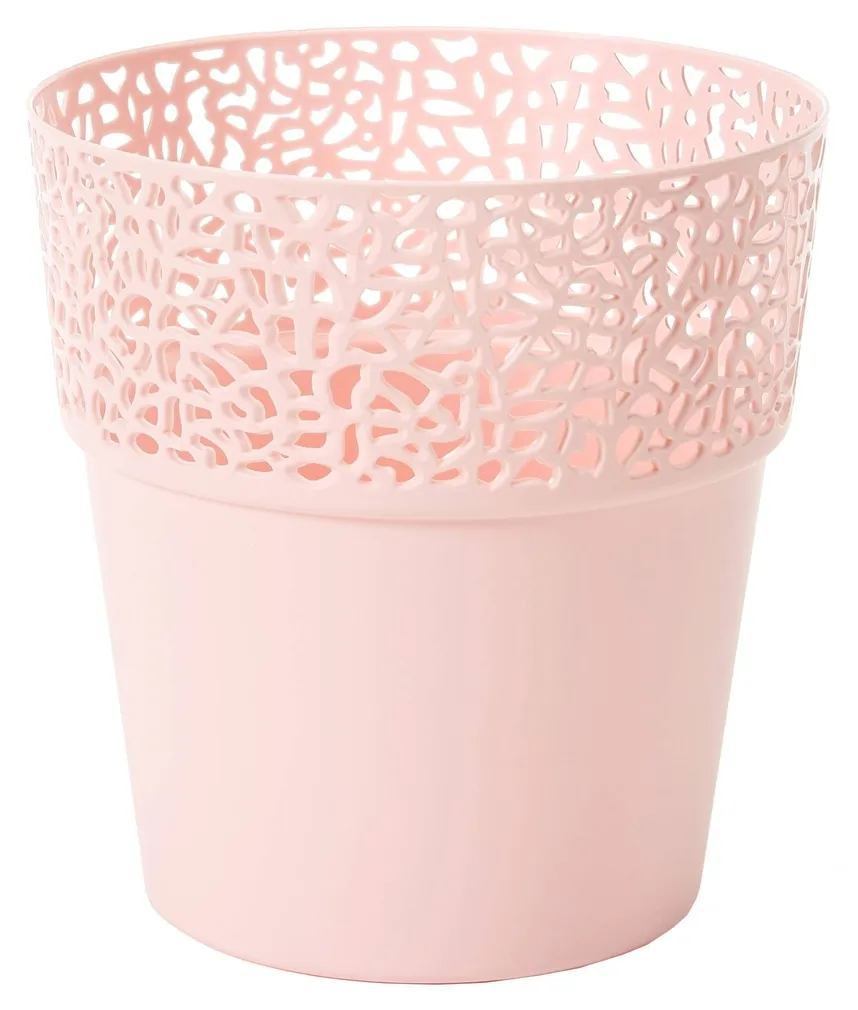LILLEPOTT ROSA Ø14,5CM ÕRNROOSA PLASTIK