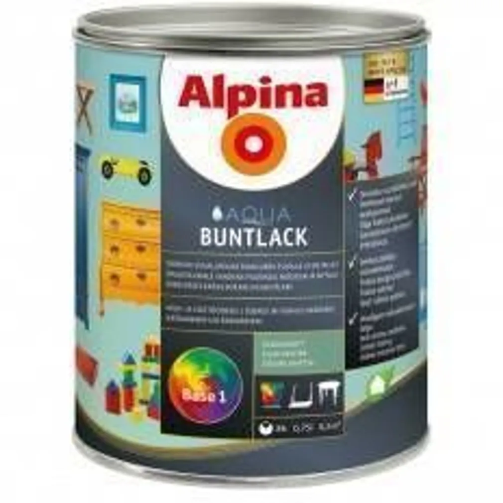 VÄRV BUNTLACK AQUA B1 0,75L LÄIKIV