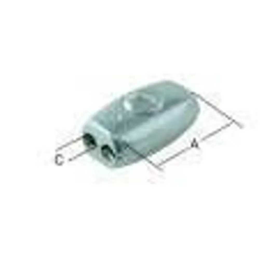 TROSSIKLAMBER OVAALNE 2MM