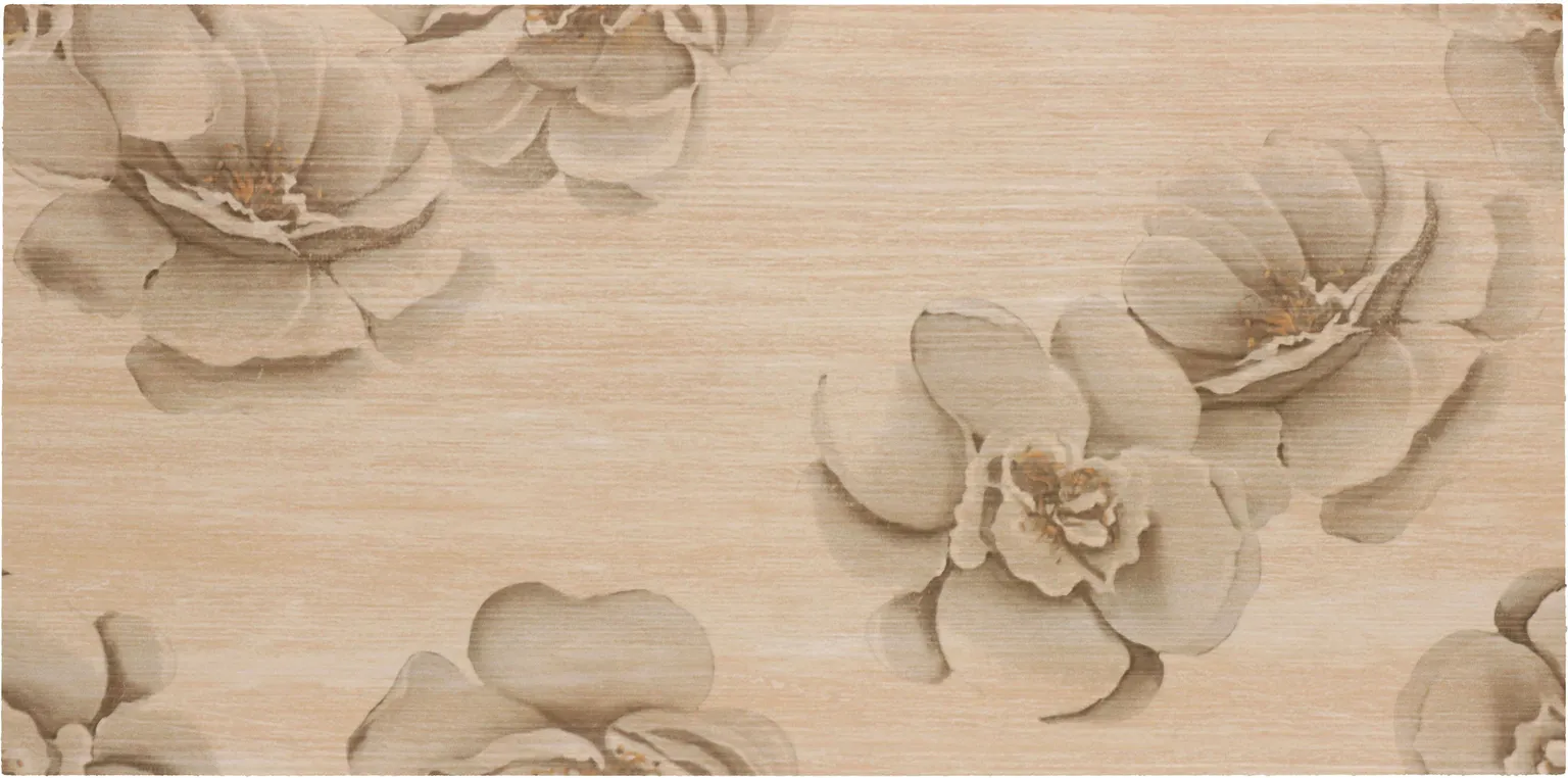 KERAAMILINE SEINAPLAAT 20X40 ANTHONY FLORA BEIGE