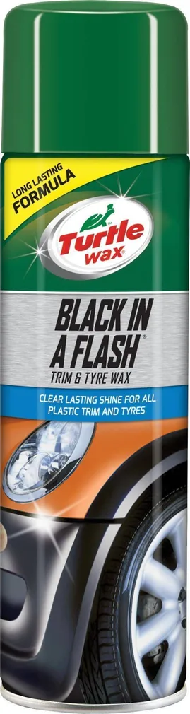 PLASTIKU HOOLDUS TURTLE WAX AERO BLACK IN A FLASH 500ML