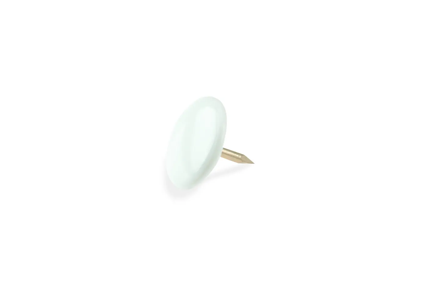 KNOPKAD 10MM PLASTIK VALGE 150TK PAKIS