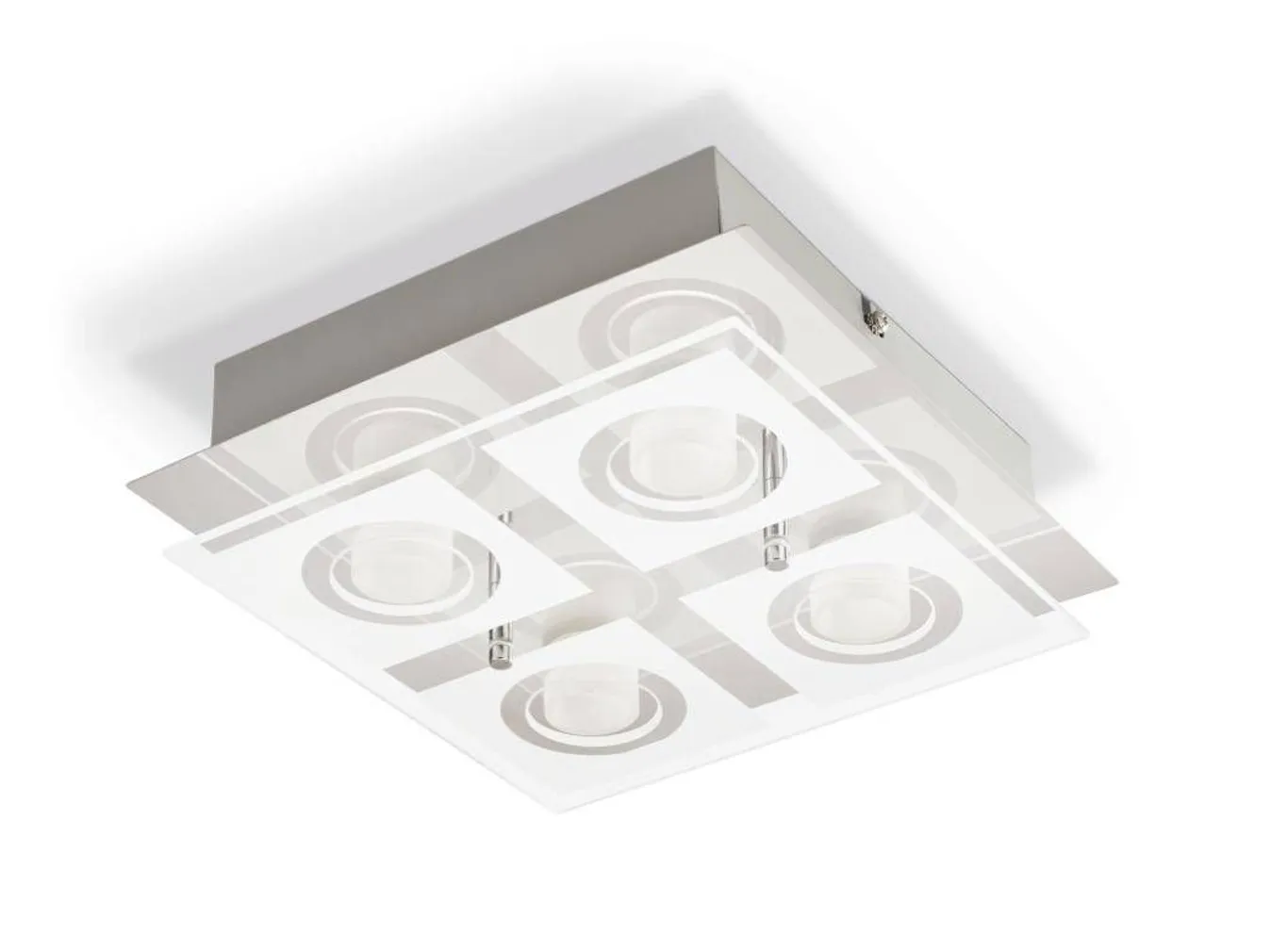 KOHTVALGUSTI POLYGON KROOM 4X4,3W LED 230V PHILIPS