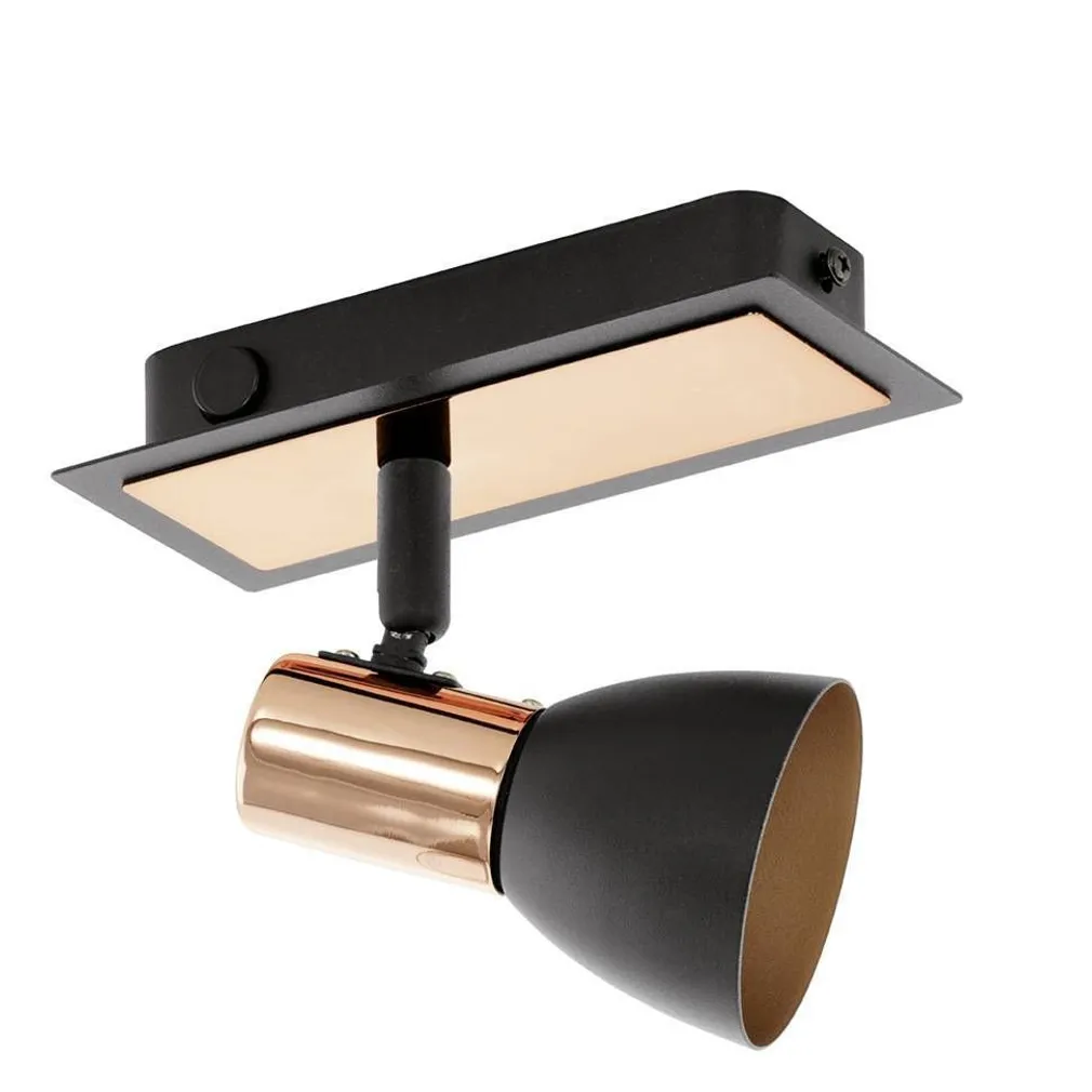 KOHTVALGUSTI BARNHAM MUST VASK 3,3W LED GU10 EGLO