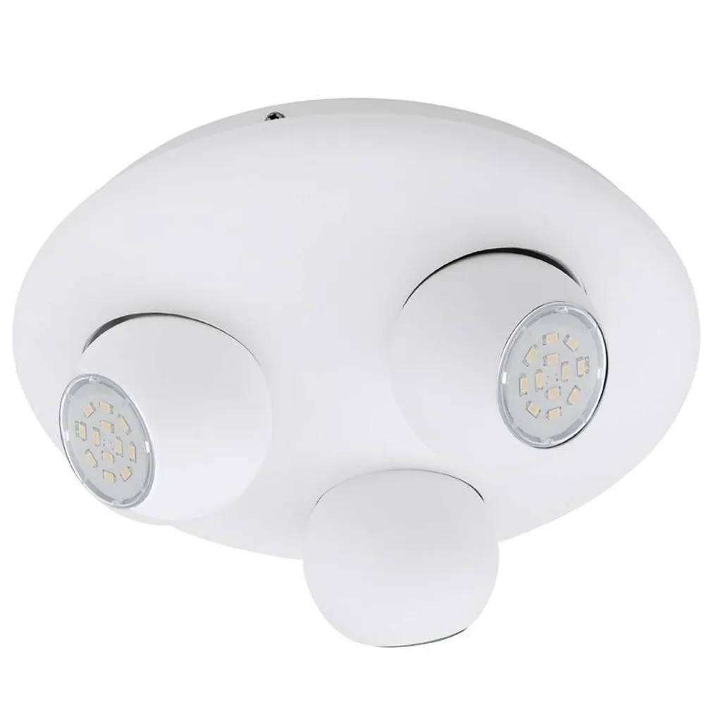 KOHTVALGUSTI NORBELLO 3X5W LED GU10 VALGE EGLO