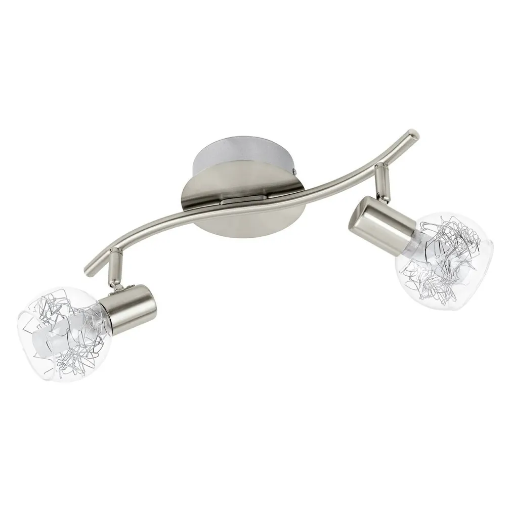 KOHTVALGUSTI BASENTO 2X5W LED NIKKEL EGLO