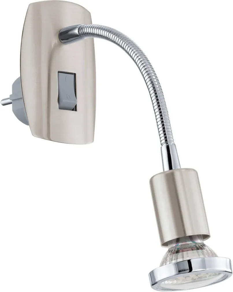 SEINALAMP MINI4 1 NIKKEL 3W LED GU10 LÜLITI PISTIK
