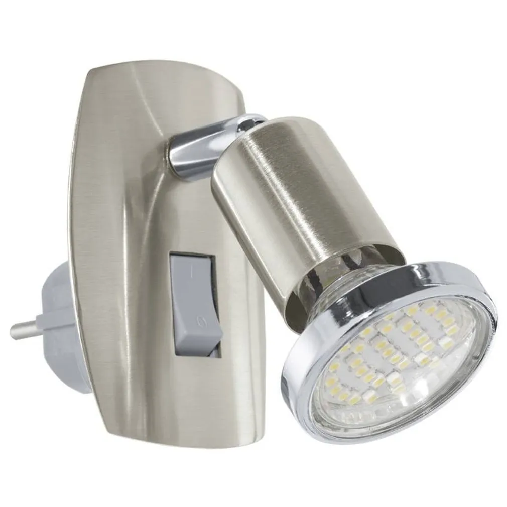 SEINALAMP MINI4 NIKKEL 3W LED GU10 LÜLITI PISTIK