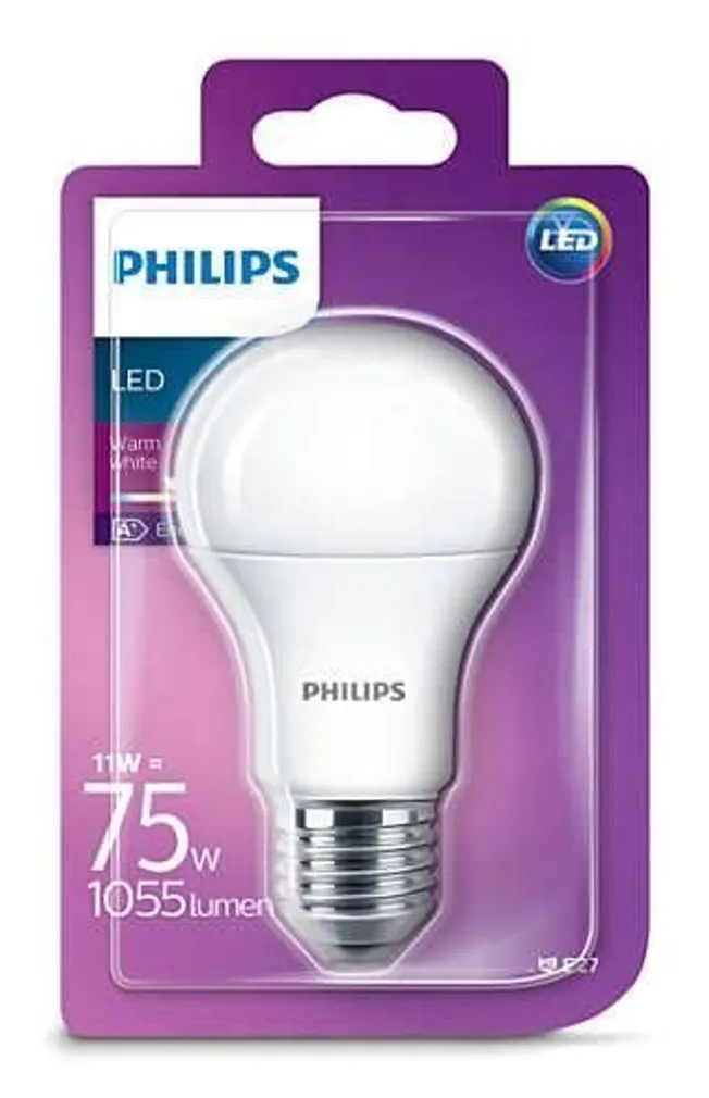 LEDLAMP 11W - 75W E27 A60 230V FR ND PHILIPS