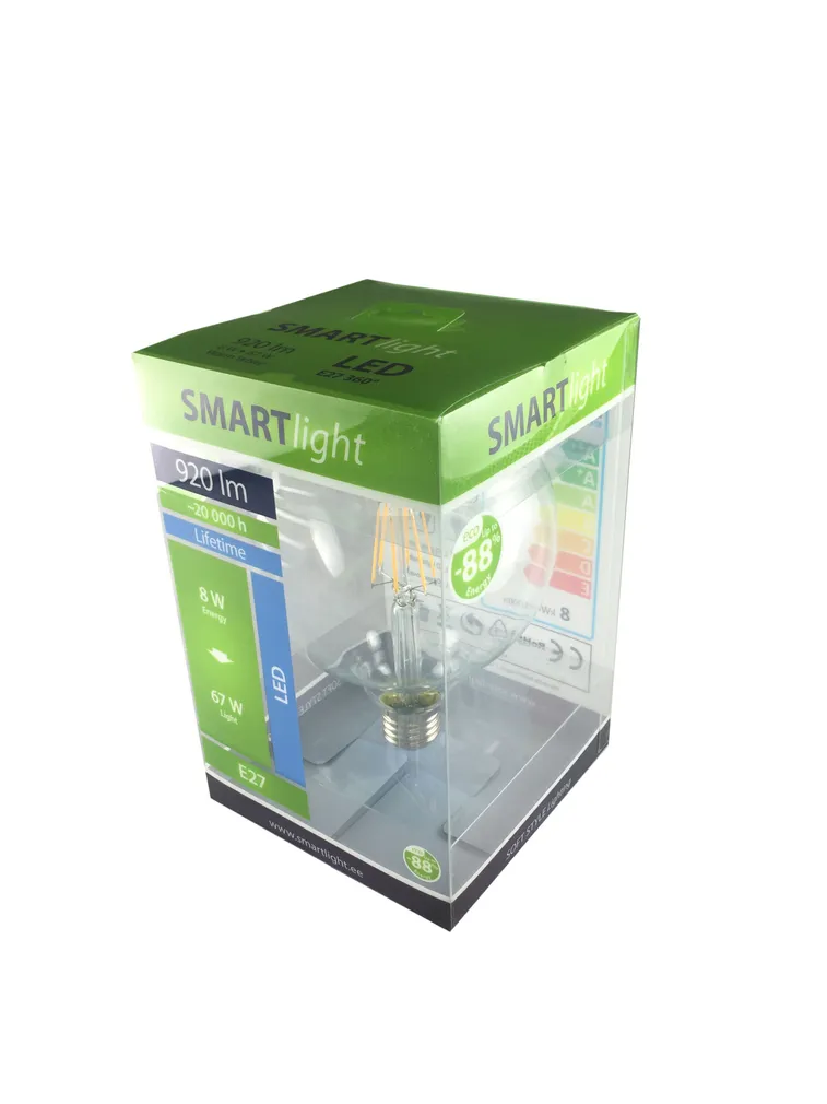 LEDLAMP 8W G125 E27 2700K 230V FILAMENT SMARTLIGHT