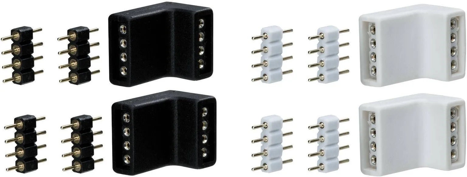 RIBAVALGUSTI LED NURGAJÄTK MUST / VALGE YOURLED