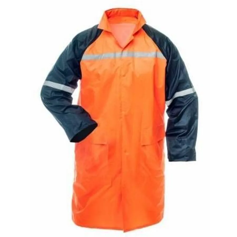 VIHMAMANTEL POLÜEST/PVC ORANŽ HELKURITEGA XXXL