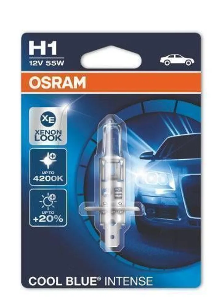 AUTOPIRN COOL BLUE INTENSE H1 55W 12V P14,5S BLI1DK