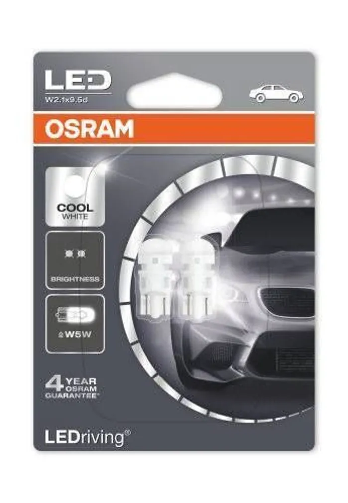 AUTOPIRN LED 12V W5W 6.000K BLI2