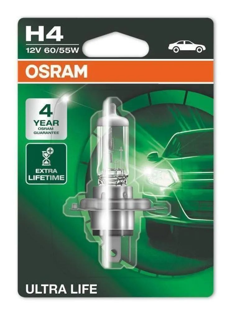 AUTOPIRN ULTRA LIFE H4 60/55W 12V P43T BLI1DK