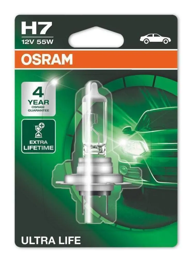 AUTOPIRN ULTRA LIFE H7 55W 12V PX26D BLI1DK
