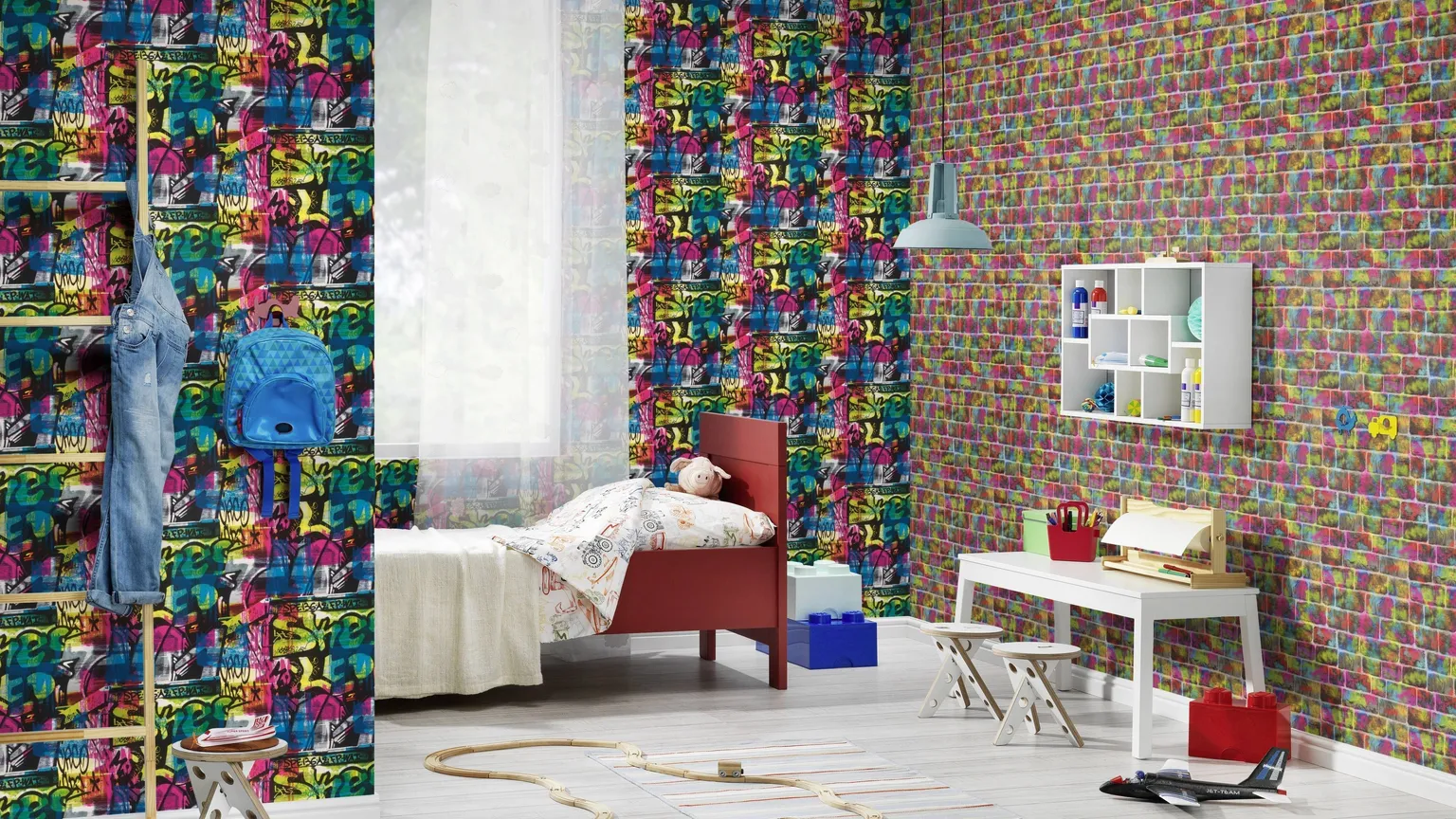 TAPEET KIDS&TEENS II 291506 0,53X10,05M GRAFITI
