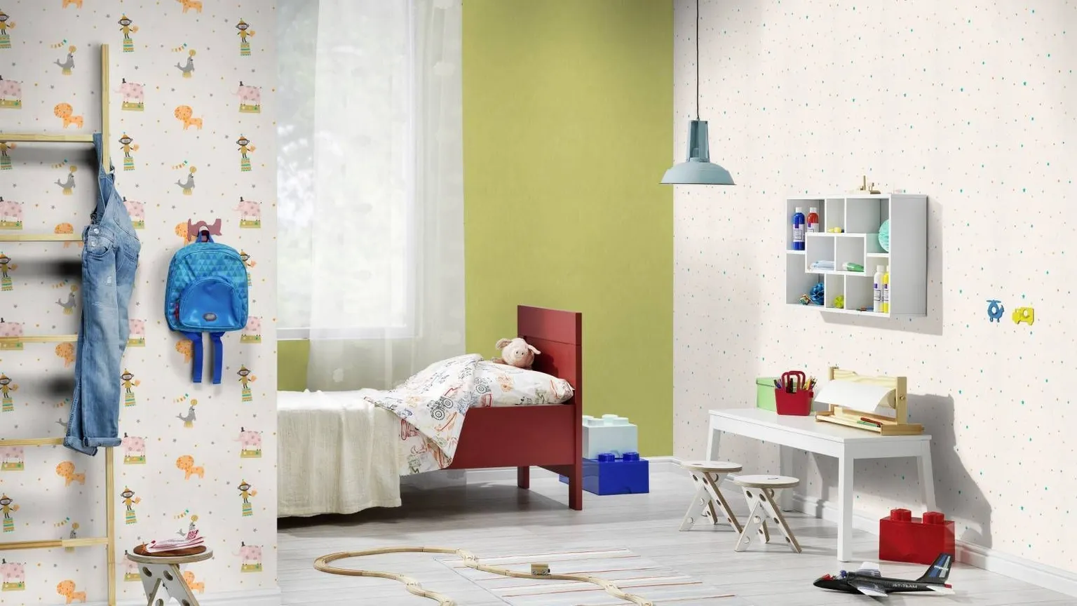 TAPEET KIDS&TEENSII 247459 0,53X10,05M ROHELINE TAUST