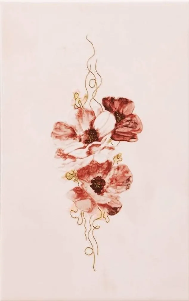 KERAAMILINE DEKOORPLAAT ATEM LIANA FLOWER 22X35CM
