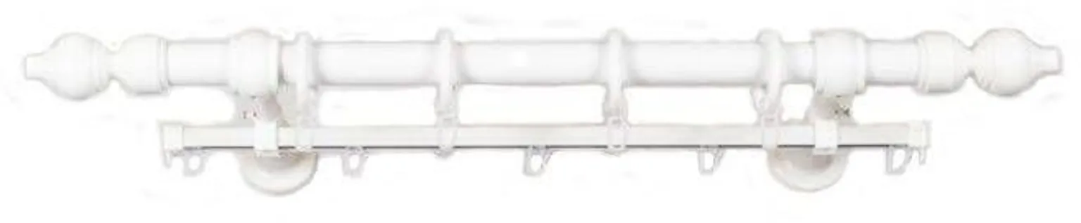KARDINAPUU KOMPLEKT STANDARD 240CM Ø28 VALGE