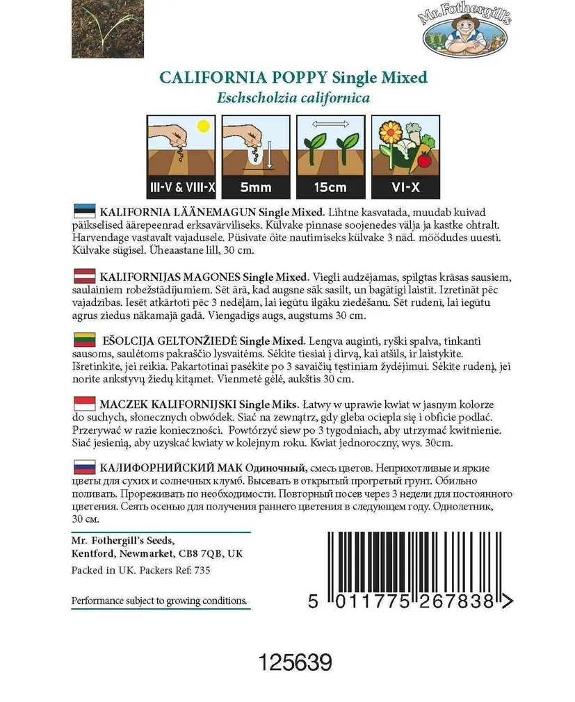 LILLESEEMNED MR FOTHERGILL’S KALIFORNIA LÄÄNEMAGUN SINGLE SEGU