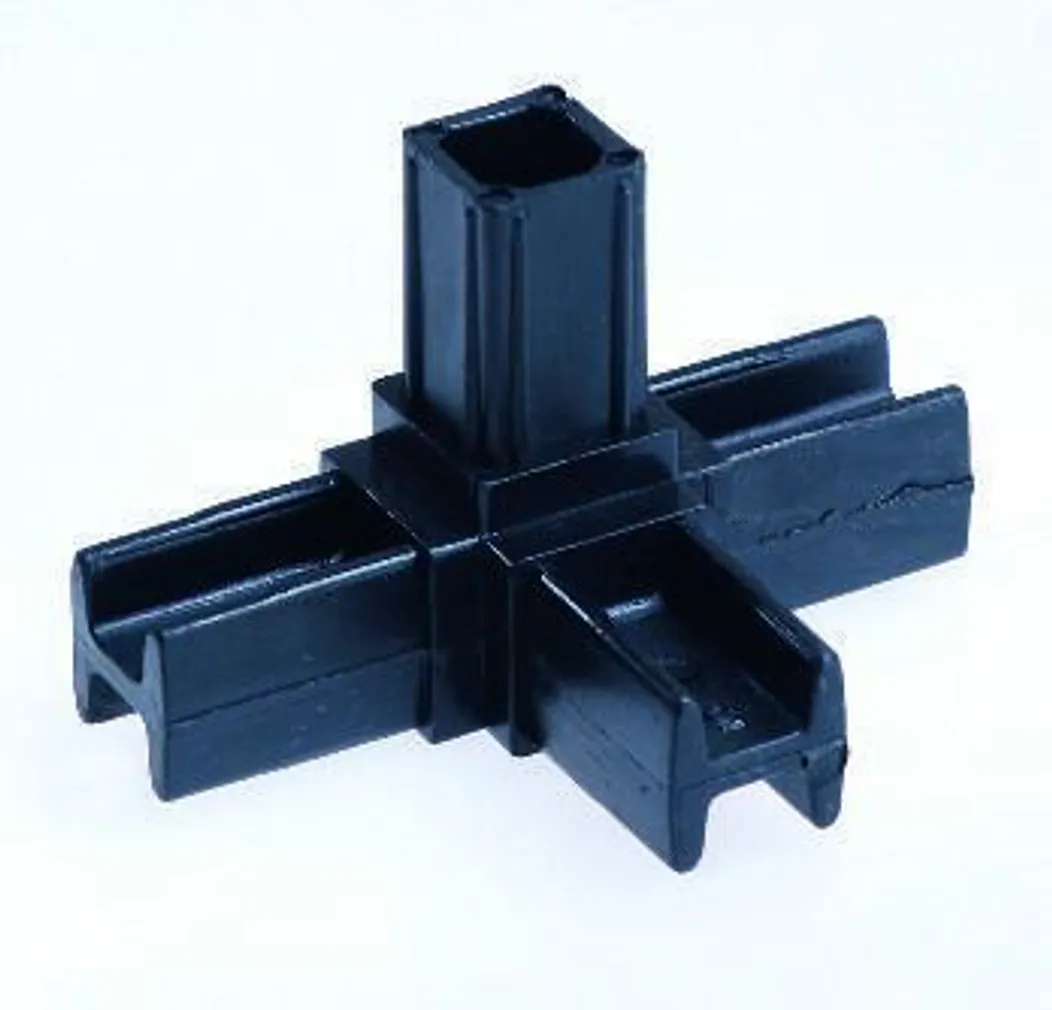 ÜHENDUSLÜLI 4-NE ARCANSAS PVC, MUST 20X20MM