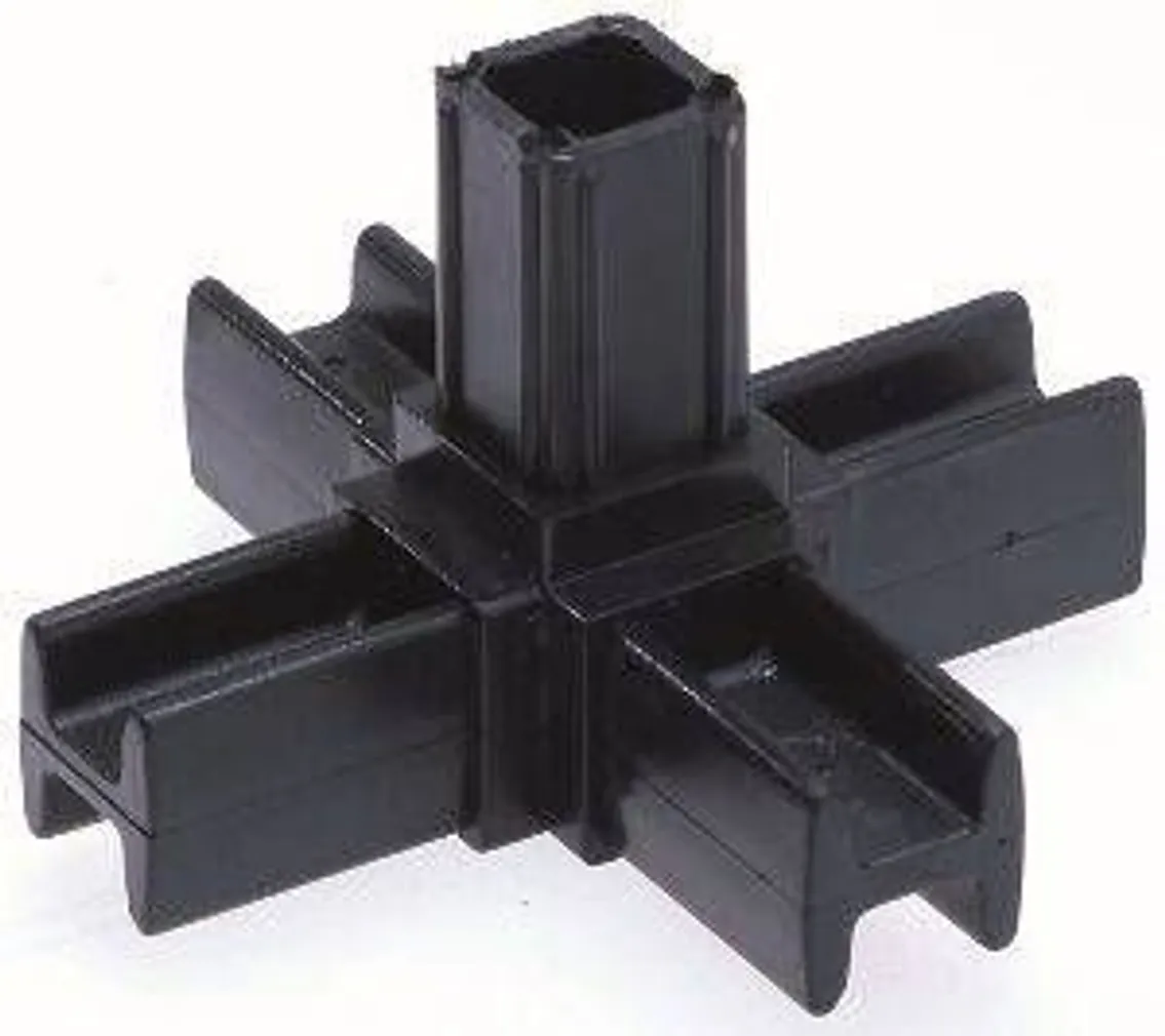 ÜHENDUSLÜLI 5-NE ARCANSAS PVC, MUST 20X20MM