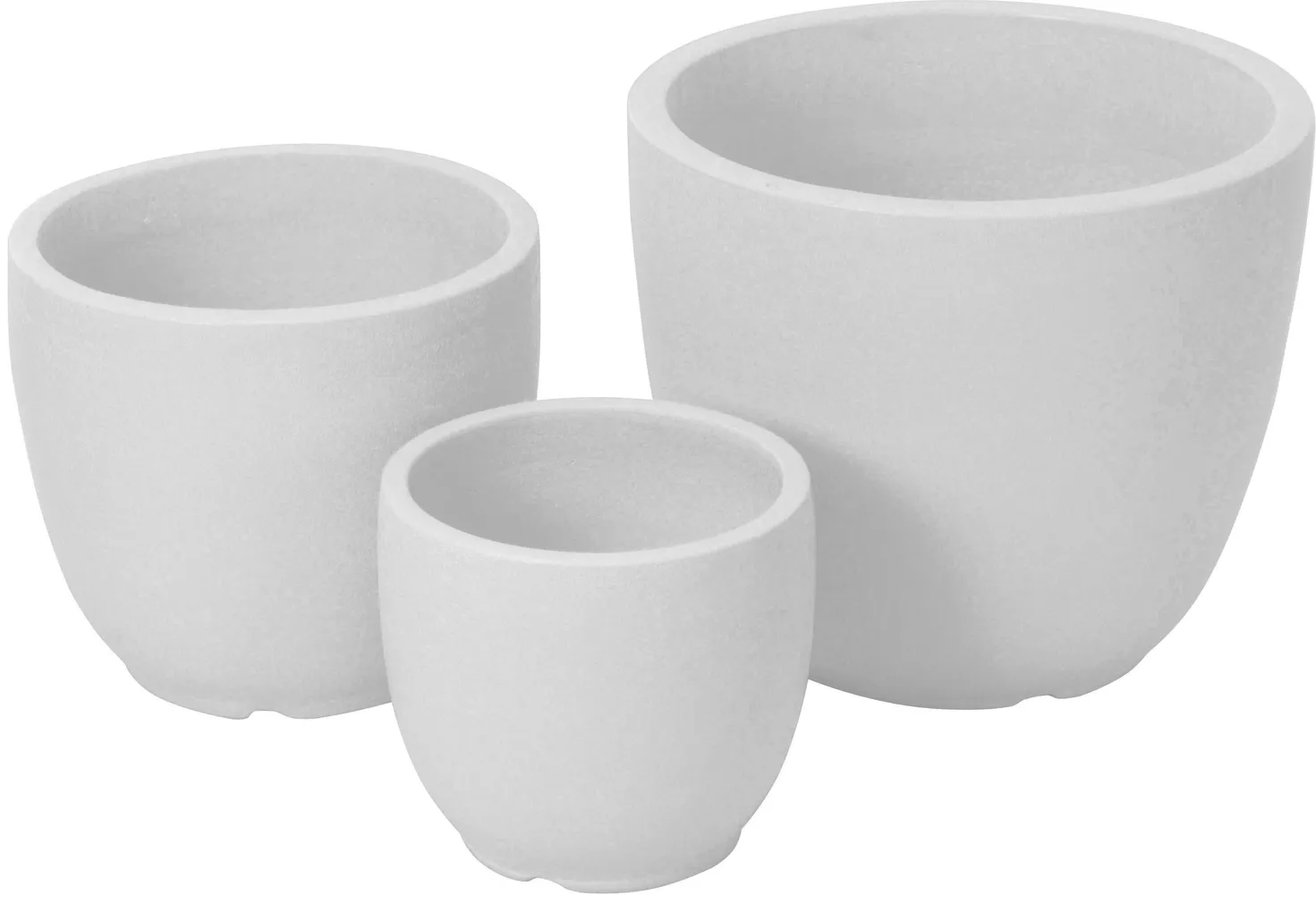 LILLEPOTIÜMBRIS SUUR 36,4X36,4X30,7CM VALGE