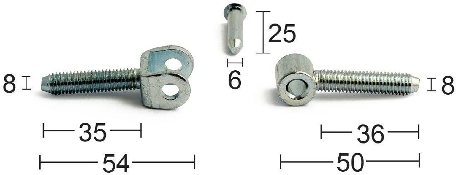 HINGED POLDIGA 835 8X37 2TK ZN