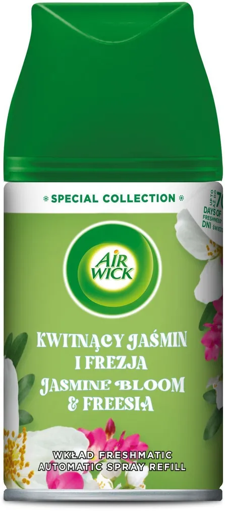 ÕHUVÄRSKENDÕHUVÄRSKENDAJA TÄIDE AIR WICK FRESHMATIC JASMIN BLOOM & FREESIA AJA TÄIDE AIR WICK FRESHMATIC PURE CHERRY BLOSSOM 250ML