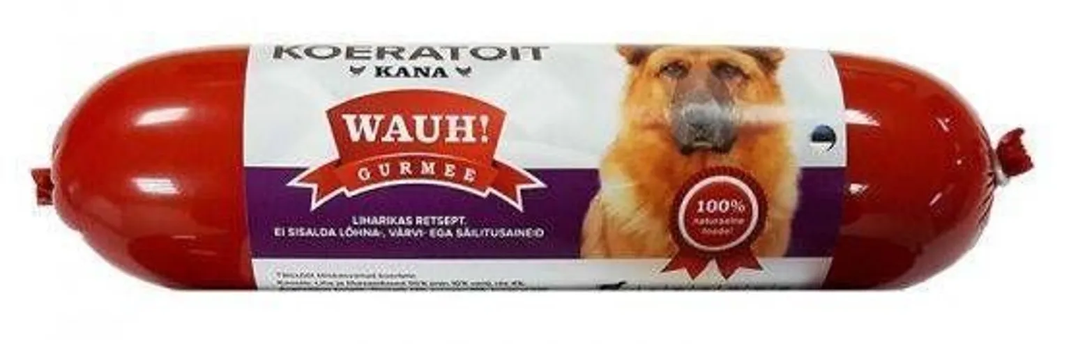 LEMMIKLOOMA KOERATOIT GURMEE KANAGA WAUH! 400G