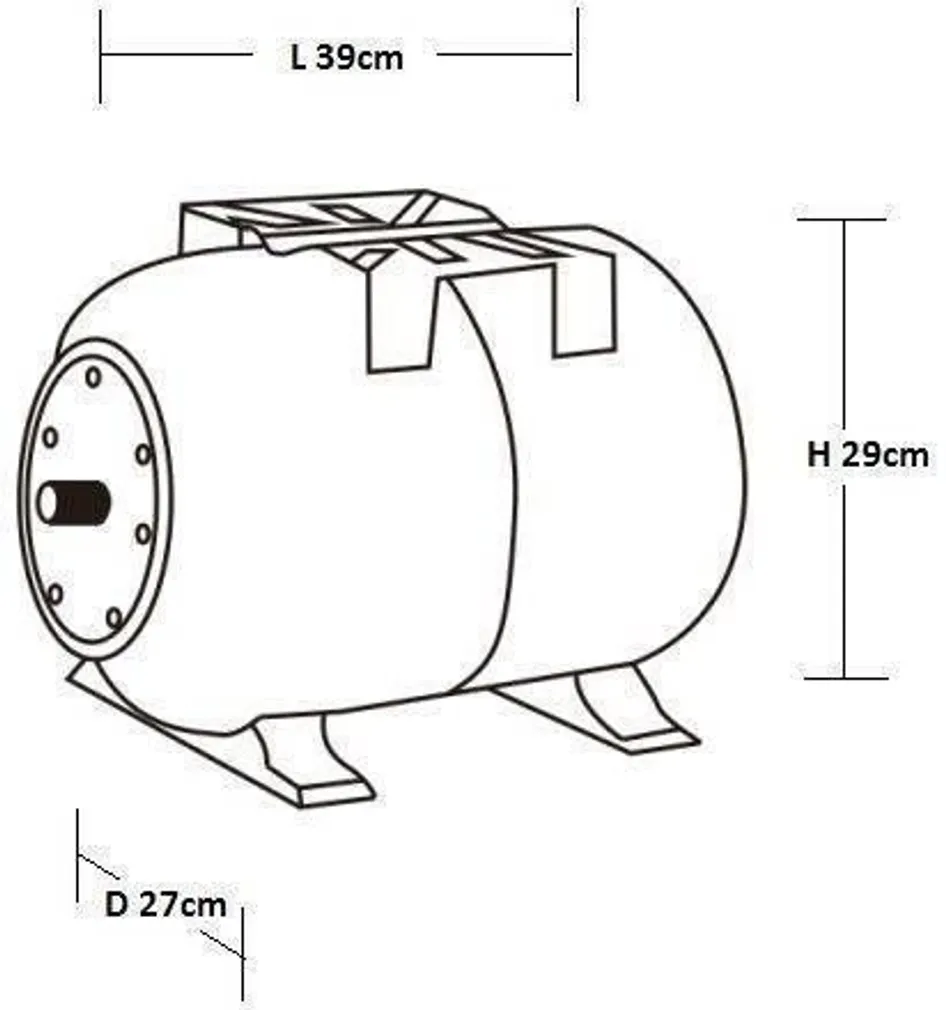 HÜDROFOOR WATER SYSTEM HT 19L HORISONTAALNE