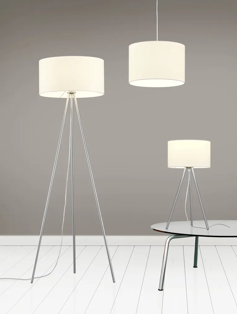 PÕRANDALAMP TRIPOLIS 60W E27 H150CM VALGE TRIO