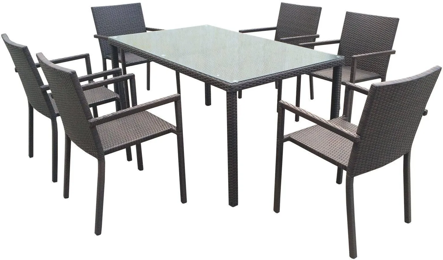 AIAMÖÖBEL BASIC LAUD+6 TOOLI, PRUUN
