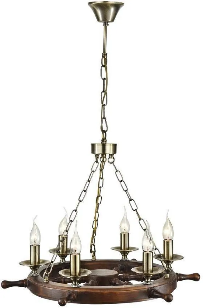 LAELAMP ELEGANT FRIGATE PUIT METALL 6XE14 60W