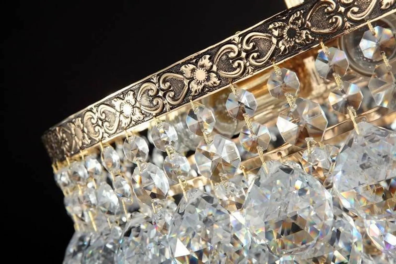 LAELAMP DIAMANT CRYSTAL GALA KULD 6XE27 60W