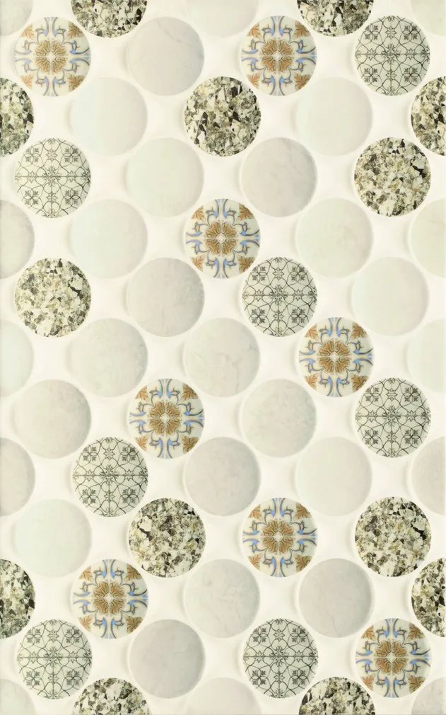 KERAAMILINE DEKOORPLAAT KWADRO ENRICA CREMA STRUKTURA 25X40CM